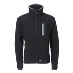 Unisex Heated Softshell Jacket Regular Fit // Black (Small)
