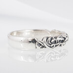Viking Ornament Ring V2 // Silver (7)