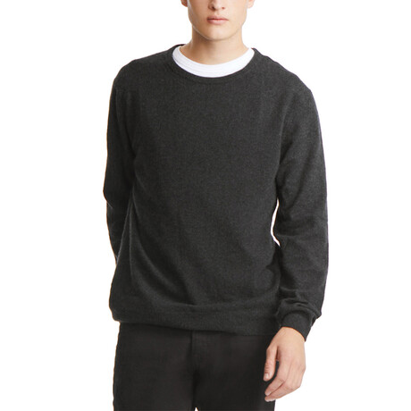 Cashmere Crew // Charcoal (X-Small)
