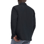 Woven Flap Jacket // Black (Small)