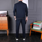 Franco Zip-Up Jacket + Pants Set // Blue (XL)