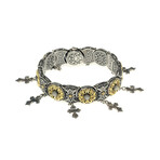 Konstantino // Gaia Sterling Silver + 18k Yellow Gold Bracelet // 6.5" // Store Display