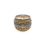 Konstantino // Asteri Sterling Silver + 18k Yellow Gold Diamond Ring // Ring Size: 7 // Store Display