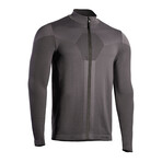 Iron-Ic // Long Sleeve Full Zip Sweater // Anthracite (S)