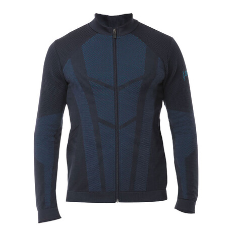 Iron-Ic // Long Sleeve Full Zip Sweater 7.0 // Blue (M)