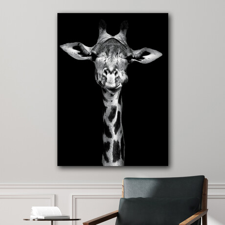 Giraffe's Sweet Face (24"H x 16"W x 1.8"D)