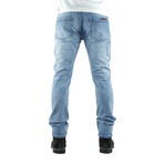 Slim Fit Jeans // Bleached Indigo (30WX33L)