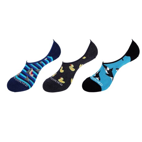 Anthony No Show Socks // Pack of 3