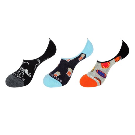 Theo No Show Socks // Pack of 3