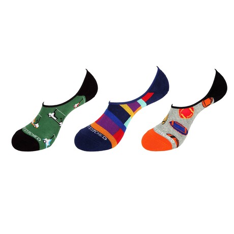 Dave No Show Socks // Pack of 3