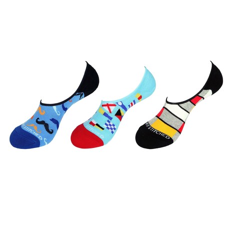 Axel No Show Socks // Pack of 3