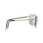 Ashton Sunglasses // Gunmetal Frame + Silver Lens