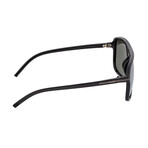 Reed Sunglasses // Black Frame + Blue Lens