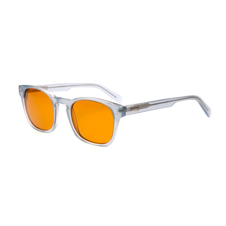 Bennett Sunglasses // Blue Frame + Orange Lens