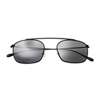 Collins Sunglasses // Black Frame + Black Lens