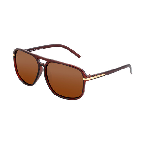 Reed Sunglasses // Brown Frame + Brown Lens