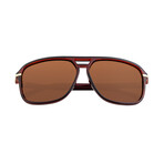 Reed Sunglasses // Brown Frame + Brown Lens