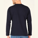Maddox Sweater // Dark Blue (Small)
