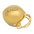 Joe Montana & Jerry Rice // Signed 24k Gold Limited Edition Helmet