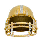 Joe Montana & Jerry Rice // Signed 24k Gold Limited Edition Helmet