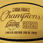Los Angeles Lakers // Gold Spalding 2020 NBA Finals Championship Official Basketball // Limited Edition /2020