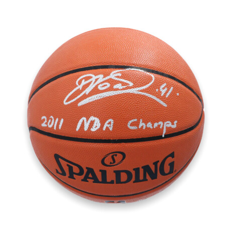 Dirk Nowitzki // Dallas Mavericks // Signed Basketball + Inscription