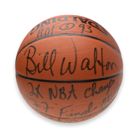 Bill Walton // Signed Basketball + Inscriptions