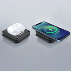 MagFold // 4-in-1 Foldable Wireless Charger (White)