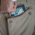 Pick-Pocket Proof® Adventure Travel Pants // Green (32W x 30L)