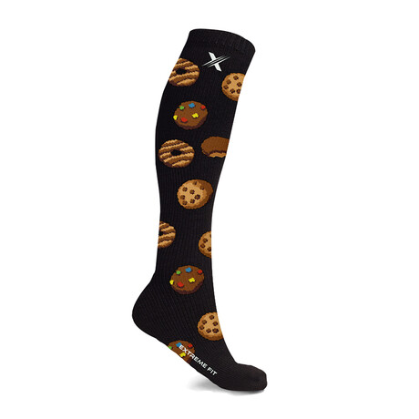 Cookies Knee-High Compression Socks // 1-Pair (Small/Medium)