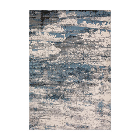 Addison Dayton Transitional Watercolor Silver (1'8" x 2'6" Accent Rug)