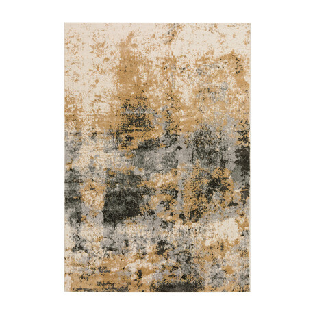 Addison Grayson Plush Abstract Fog (1'8" x 2'6" Accent Rug)
