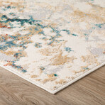 Addison Grayson Plush Earth Abstract (1'8" x 2'6" Accent Rug)