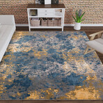 Addison Dayton Transitional Watercolor Blue (1'8" x 2'6" Accent Rug)