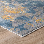 Addison Dayton Transitional Watercolor Blue (1'8" x 2'6" Accent Rug)