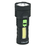 LitezAll TPR-Coated Rechargeable Ultralite Soft-Touch Flashlight