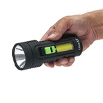 LitezAll TPR-Coated Rechargeable Ultralite Soft-Touch Flashlight