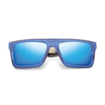 Unisex Sepulveda Sunglasses // Midway Blue + Blue