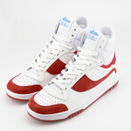 Intimidator High Top Sneaker // Red + White (US: 7.5)