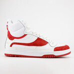 Intimidator High Top Sneaker // Red + White (US: 10.5)