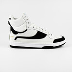 Intimidator High Top Sneaker // Black + White (US: 11)
