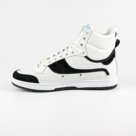 Intimidator High Top Sneaker // Black + White (US: 7)