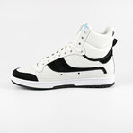 Intimidator High Top Sneaker // Black + White (US: 8.5)