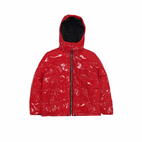 FW21 Shine Puffer Jacket // Red (S)