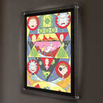 Rick and Morty // Immortal // MightyPrint™ Wall Art // Backlit LED Frame