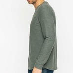 Kingston Round Neck Long Sleeve T-Shirt // Gray (L)