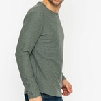 Kingston Round Neck Long Sleeve T-Shirt // Gray (L)