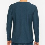 Hayes Long Sleeve Shirt // Indigo (L)