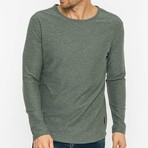 Kingston Round Neck Long Sleeve T-Shirt // Gray (L)