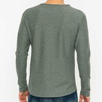 Kingston Round Neck Long Sleeve T-Shirt // Gray (L)